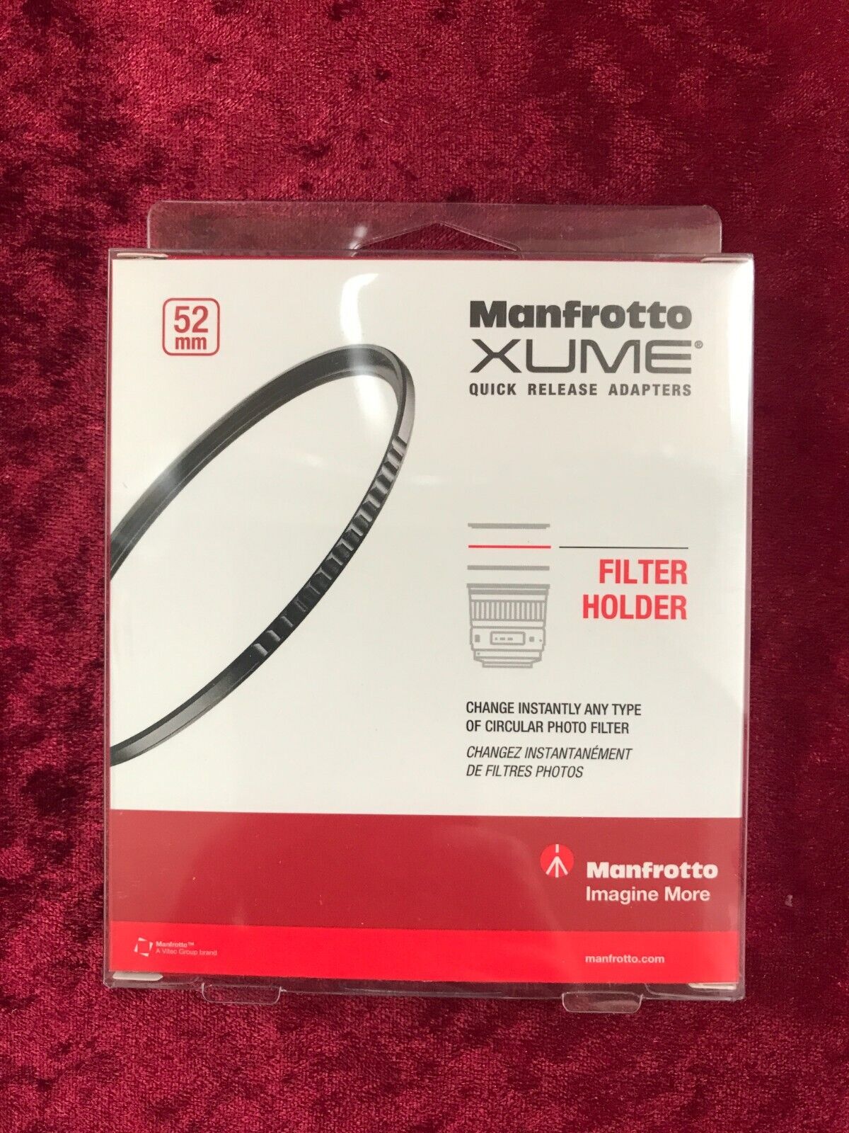 Manfrotto XUME Quick Release Filter Holder 52mm