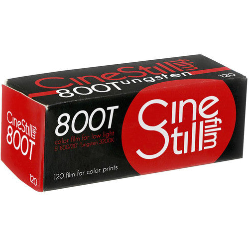Cinestill 800Tungsten Xpro C-41 Color Negative Film (120 Roll Film)